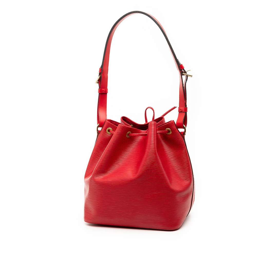 Louis Vuitton Epi Petit Noe Red Leather Good condition - Back View