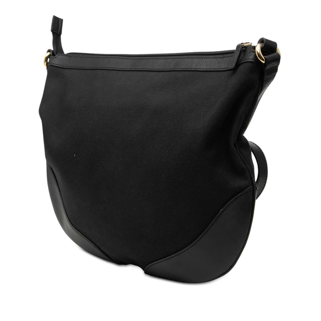 Gucci Canvas Crossbody Black Canvas Good condition - Back View