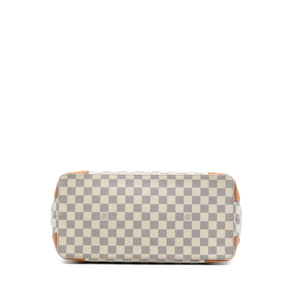 Louis Vuitton Damier Azur Hampstead MM White Good condition - Inside View