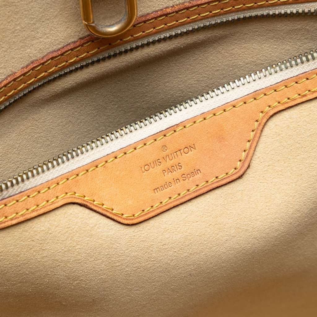 Louis Vuitton Damier Azur Hampstead MM White Good condition - Box View