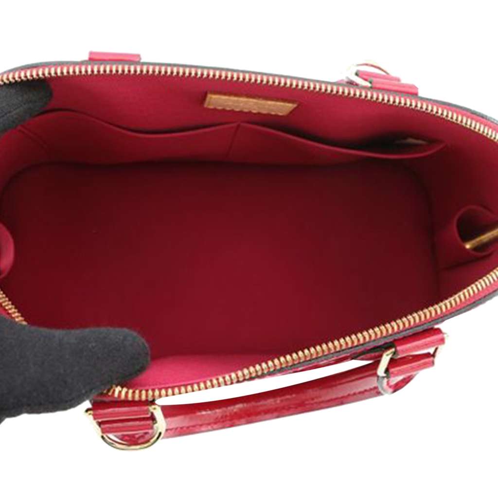 Louis Vuitton Monogram Vernis Alma PM Red Leather Good condition - Model View