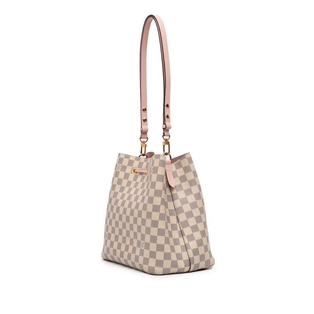 Louis Vuitton Damier Azur Neonoe MM White Good condition - Back View