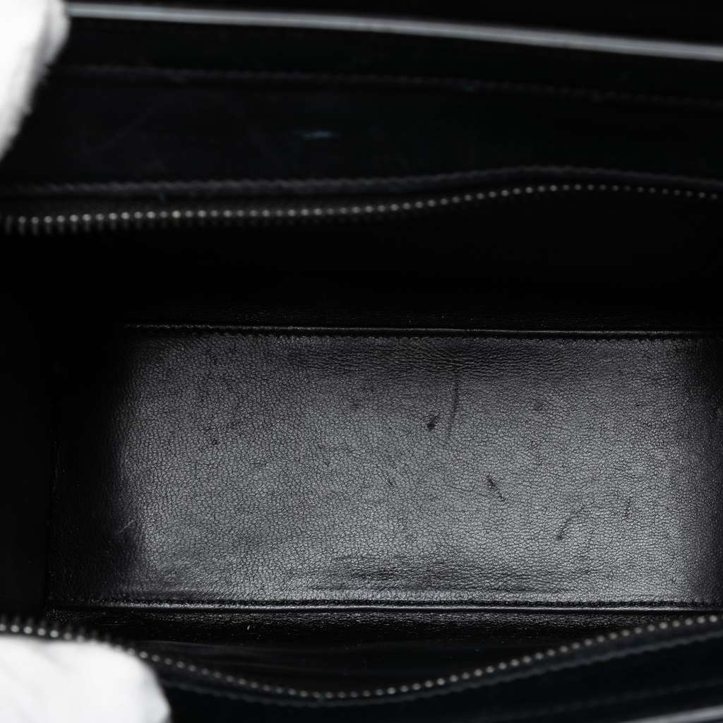 Celine Nano Tricolor Leather Luggage Tote Brown Leather Good condition - Model View