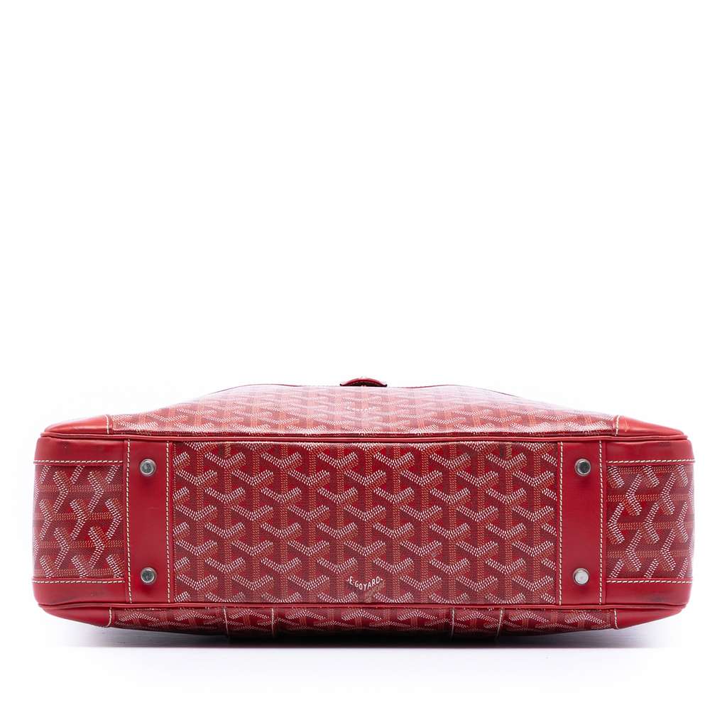 Goyard Goyardine Ambassade MM Red Canvas Good condition - Inside View