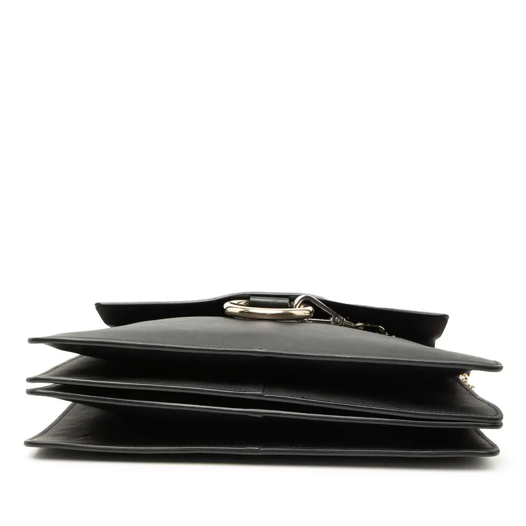 Chloé Medium Leather Faye Shoulder Bag Black Leather Very good - Inside View