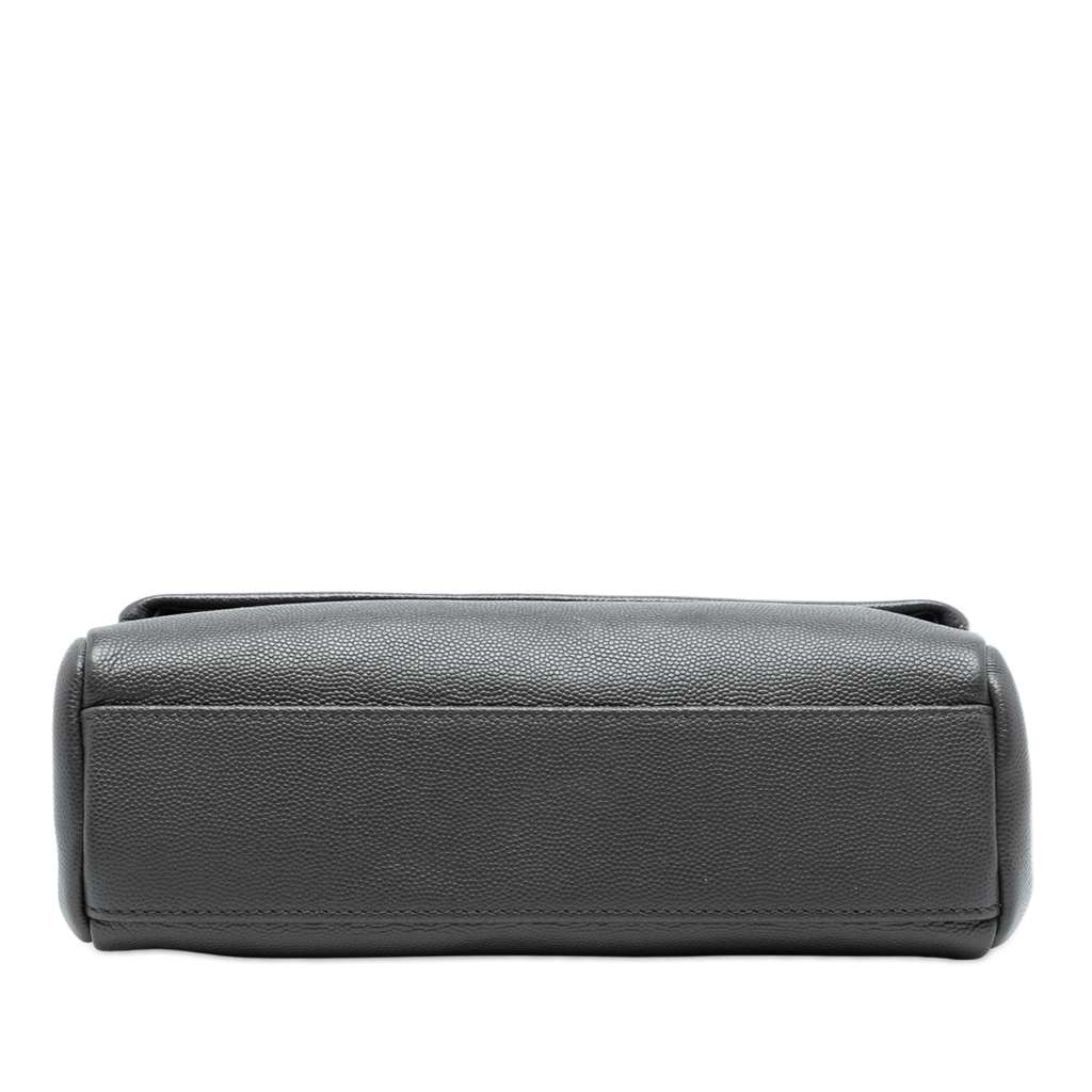 Saint Laurent Medium Grain De Poudre West Hollywood Crossbody Black Leather Good condition - Inside View