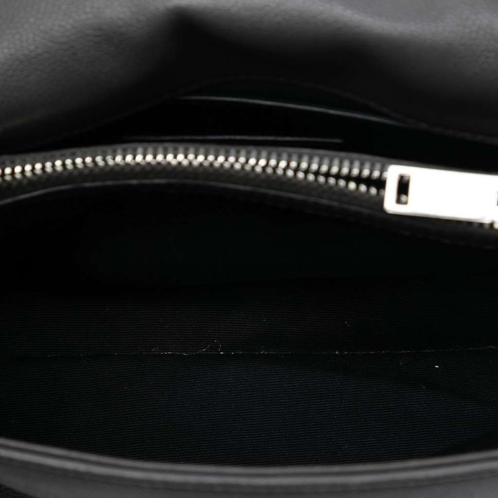 Saint Laurent Medium Grain De Poudre West Hollywood Crossbody Black Leather Good condition - Model View