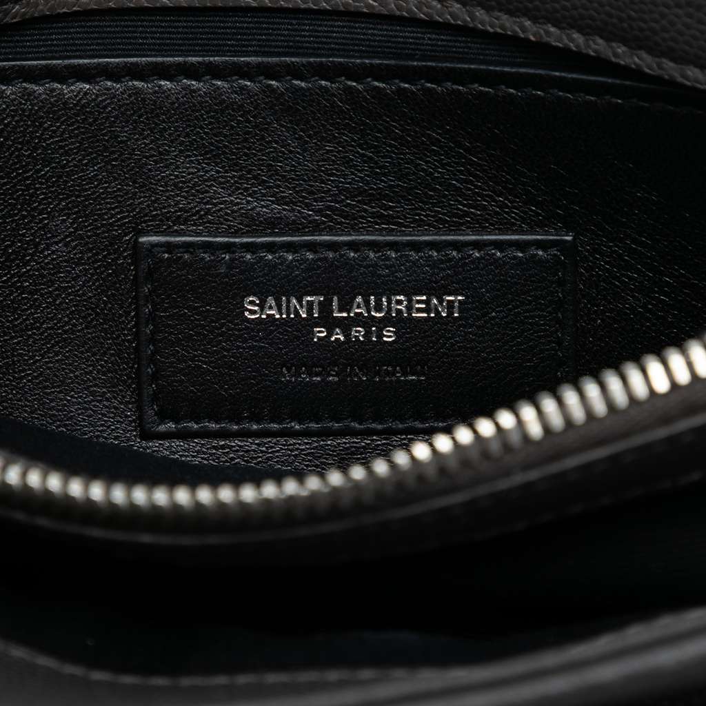 Saint Laurent Medium Grain De Poudre West Hollywood Crossbody Black Leather Good condition - Box View