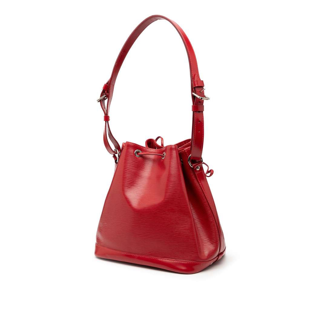 Louis Vuitton Epi Petit Noe Red Leather Good condition - Back View