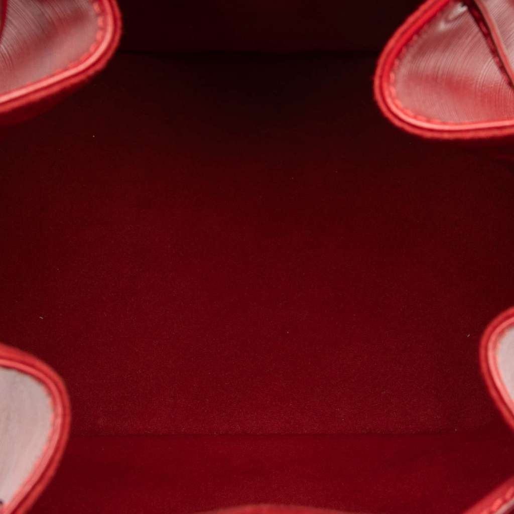 Louis Vuitton Epi Petit Noe Red Leather Good condition - Model View