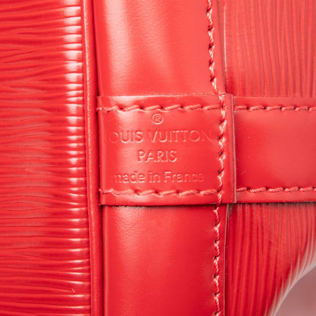 Louis Vuitton Epi Petit Noe Red Leather Good condition - Box View