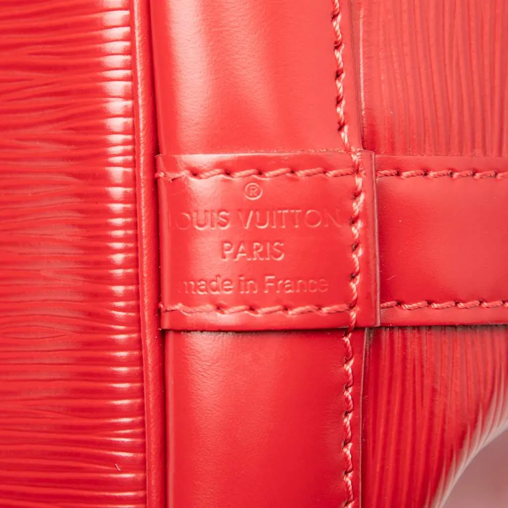 Louis Vuitton Epi Petit Noe Red Leather Very good - Box View