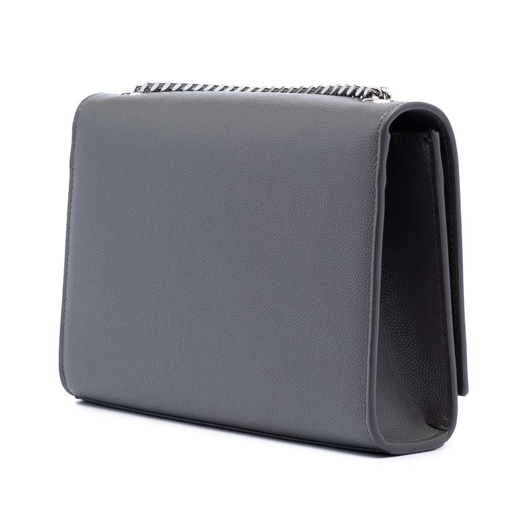 Saint Laurent Small Grain de Poudre Monogram Kate Tassel Crossbody Black Leather Good condition - Back View