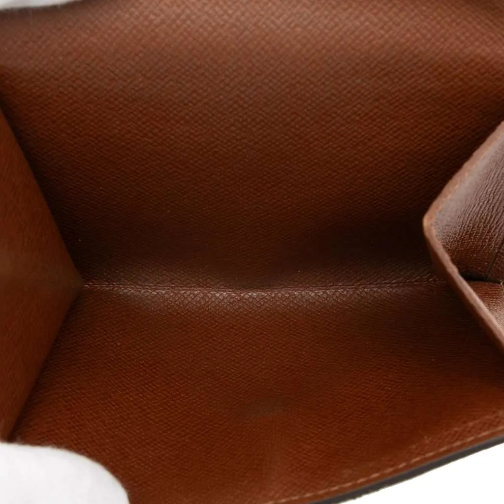 Louis Vuitton Monogram Portefuille Elise Trifold Wallet Brown Very good - Box View