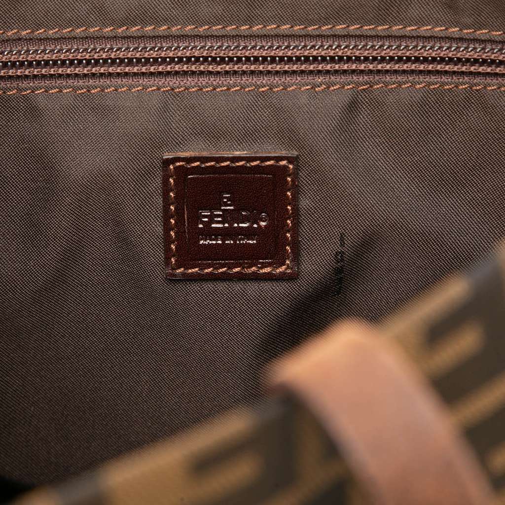 Fendi Zucca Canvas Tote Brown Canvas Good condition - Box View