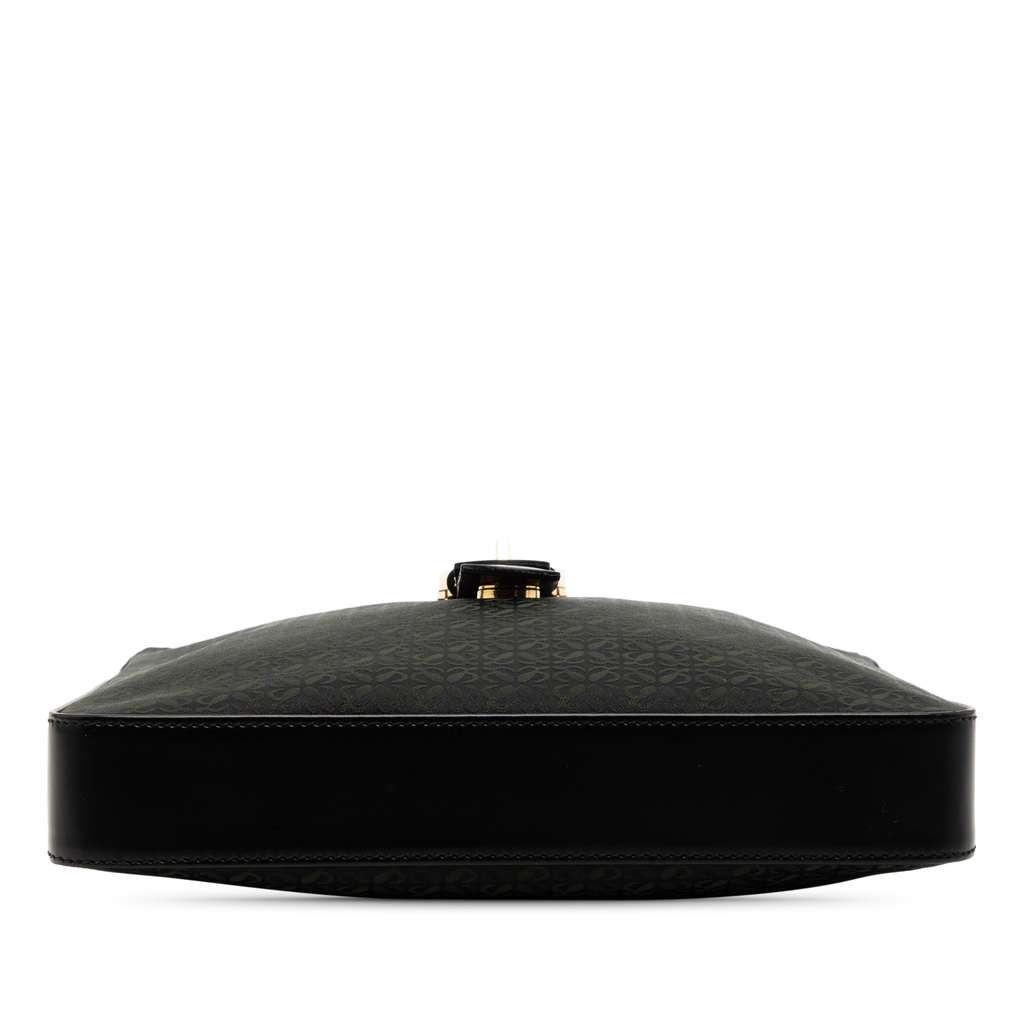 Loewe Anagram Canvas Shoulder Bag Black Canvas Good condition - Inside View