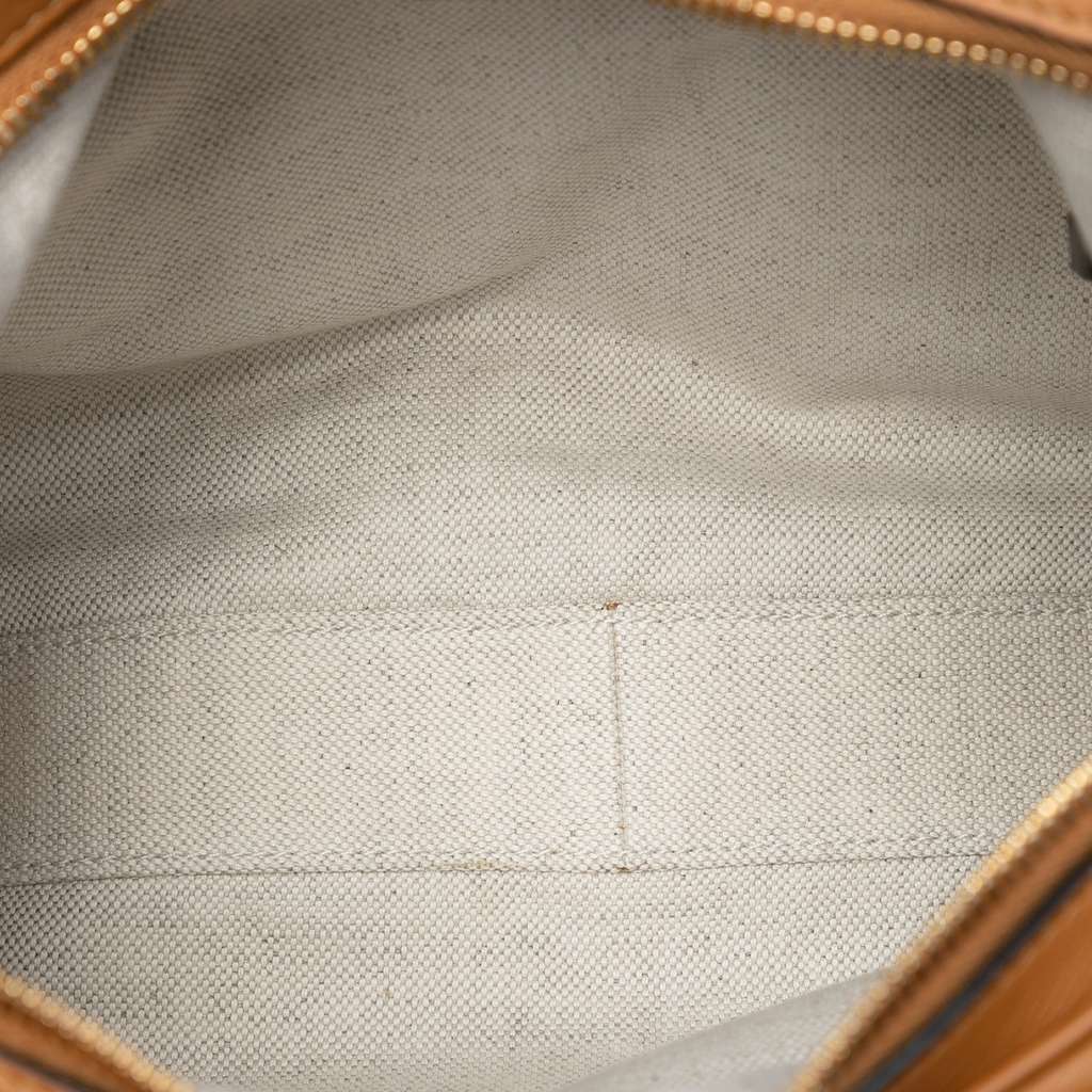 Gucci Medium Leather Web Attache Crossbody Brown Leather Good condition - Model View