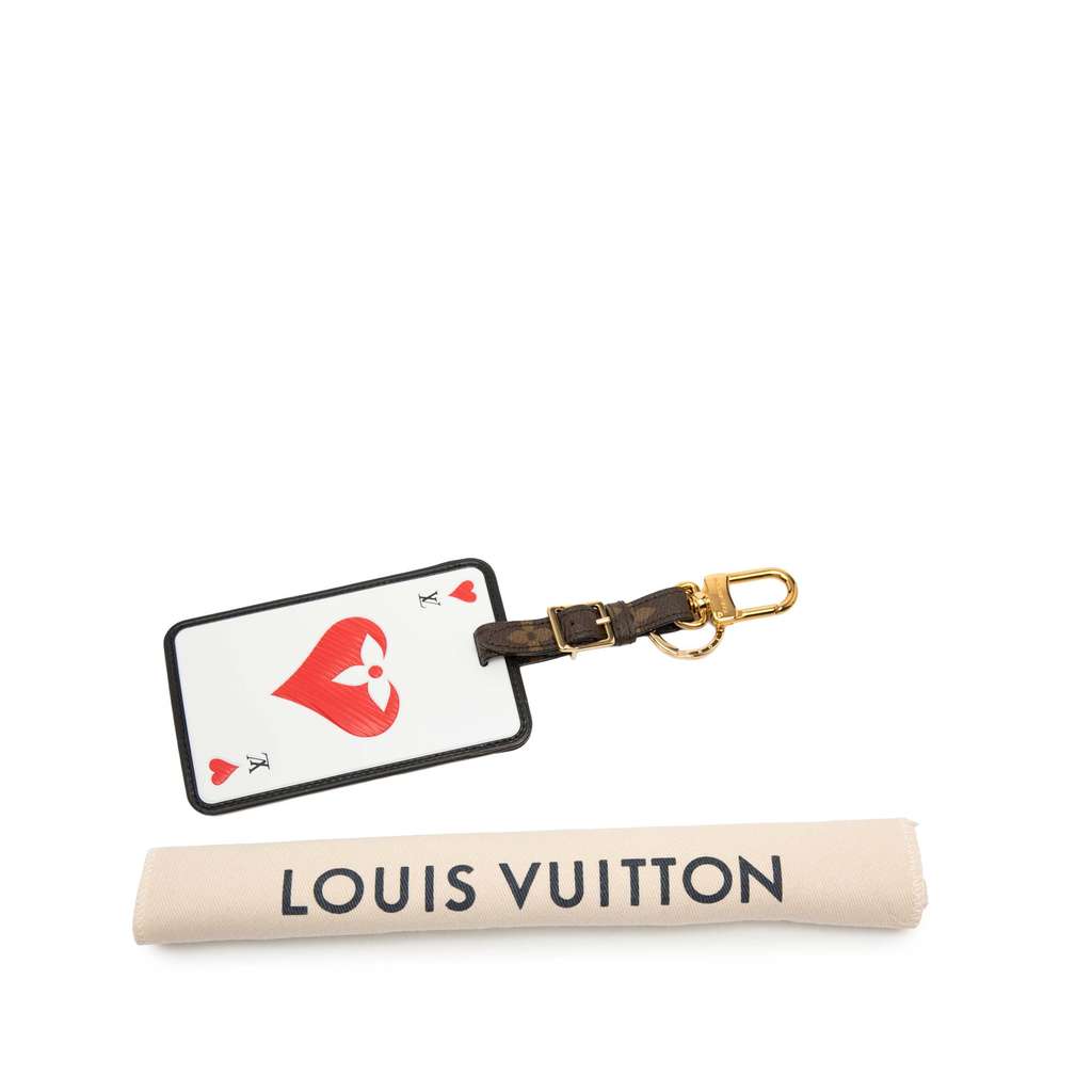 Louis Vuitton Monogram Game On Luggage Bag Tag Brown Good condition - Box View