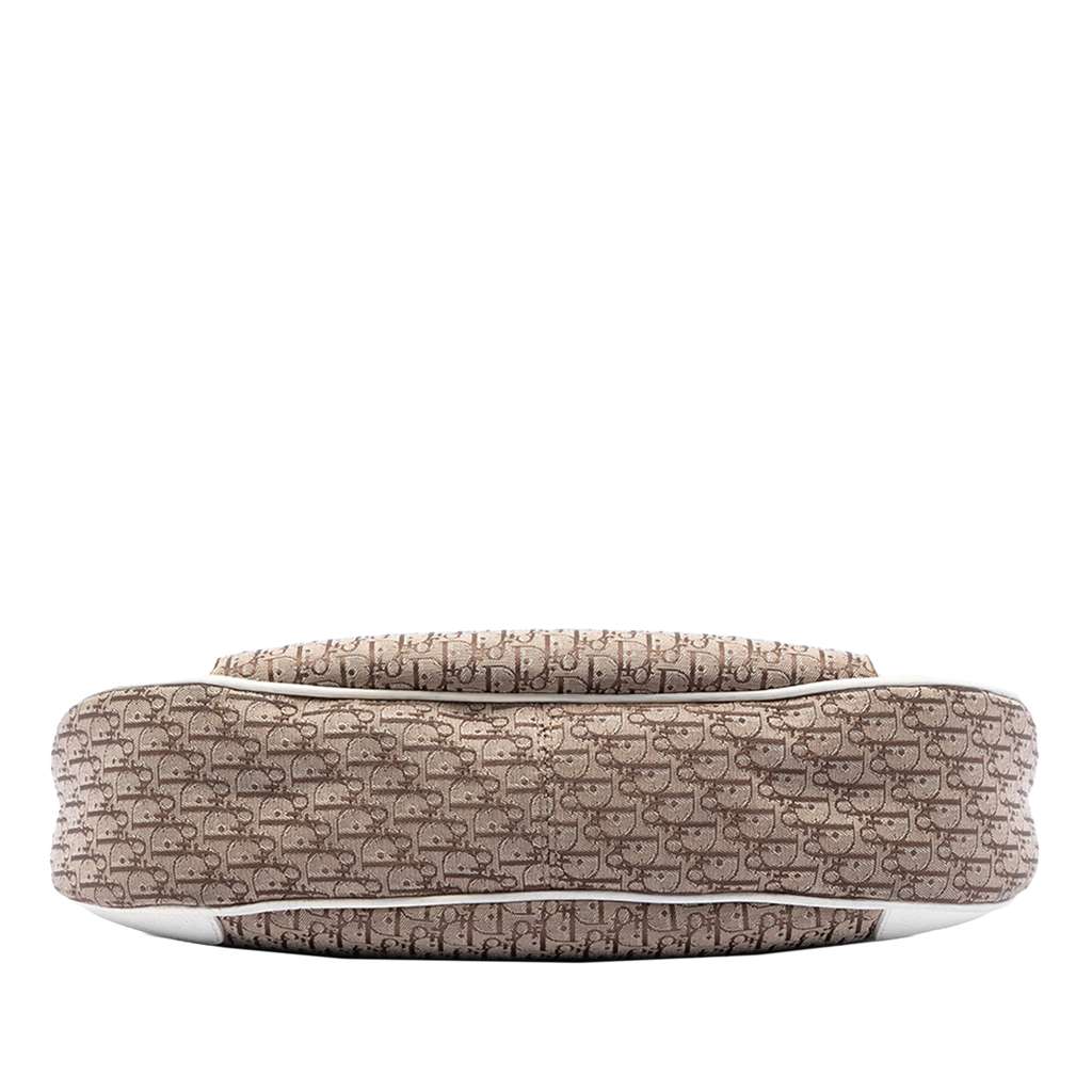 Dior Diorissimo Trotter Canvas Street Chic Shoulder Bag Brown Canvas Good condition - Inside View