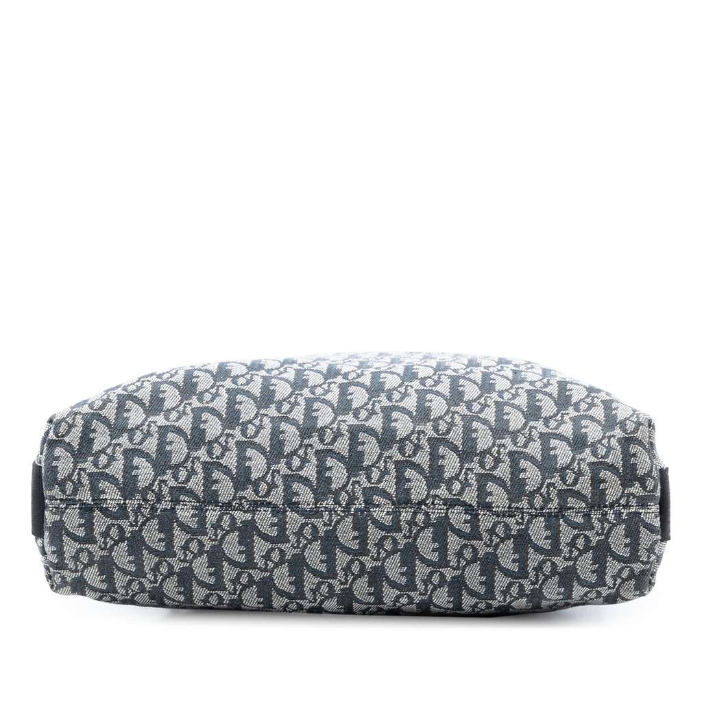 Dior Diorissimo Trotter Canvas Crossbody Blue Canvas Good condition - Inside View