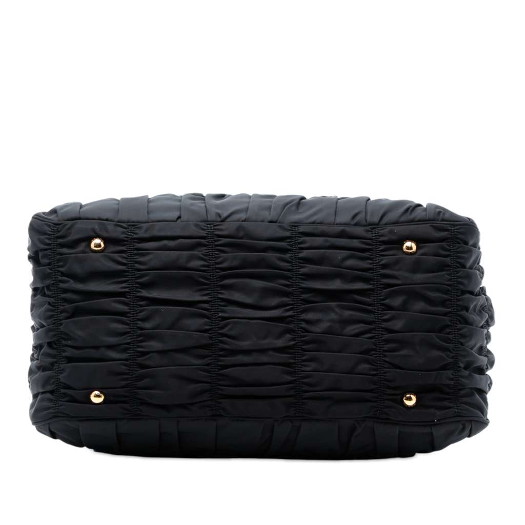 Prada Tessuto Gaufre Satchel Black Good condition - Inside View