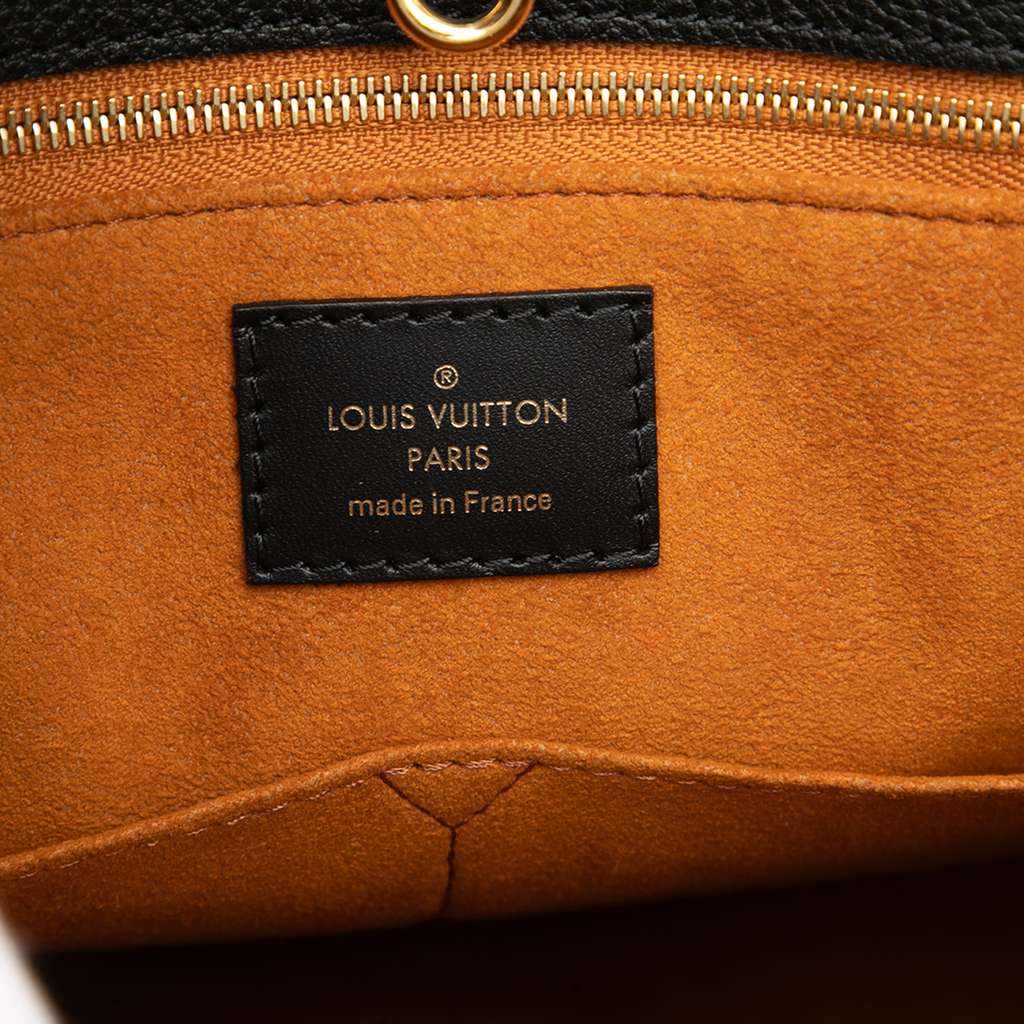 Louis Vuitton Monogram Empreinte Onthego MM Black Leather Good condition - Box View