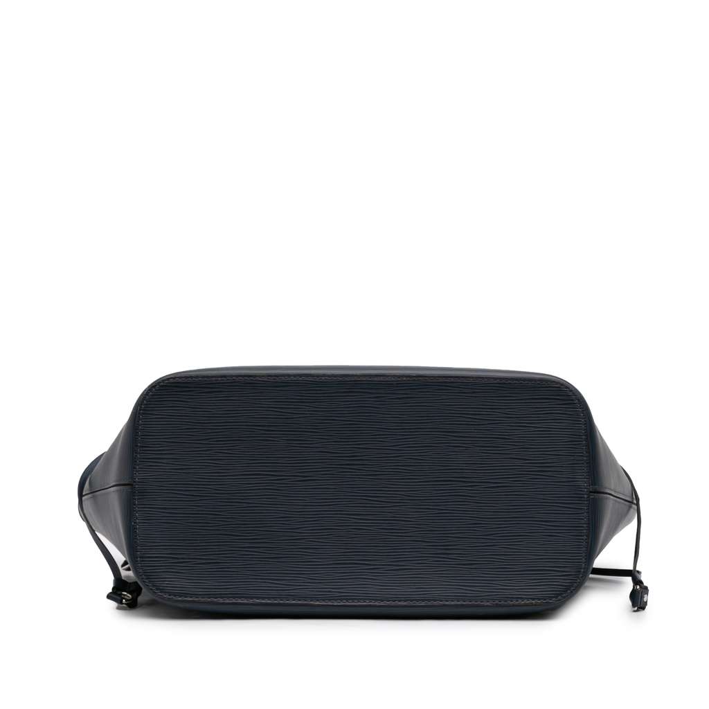 Louis Vuitton Epi Neverfull MM Blue Leather Good condition - Inside View