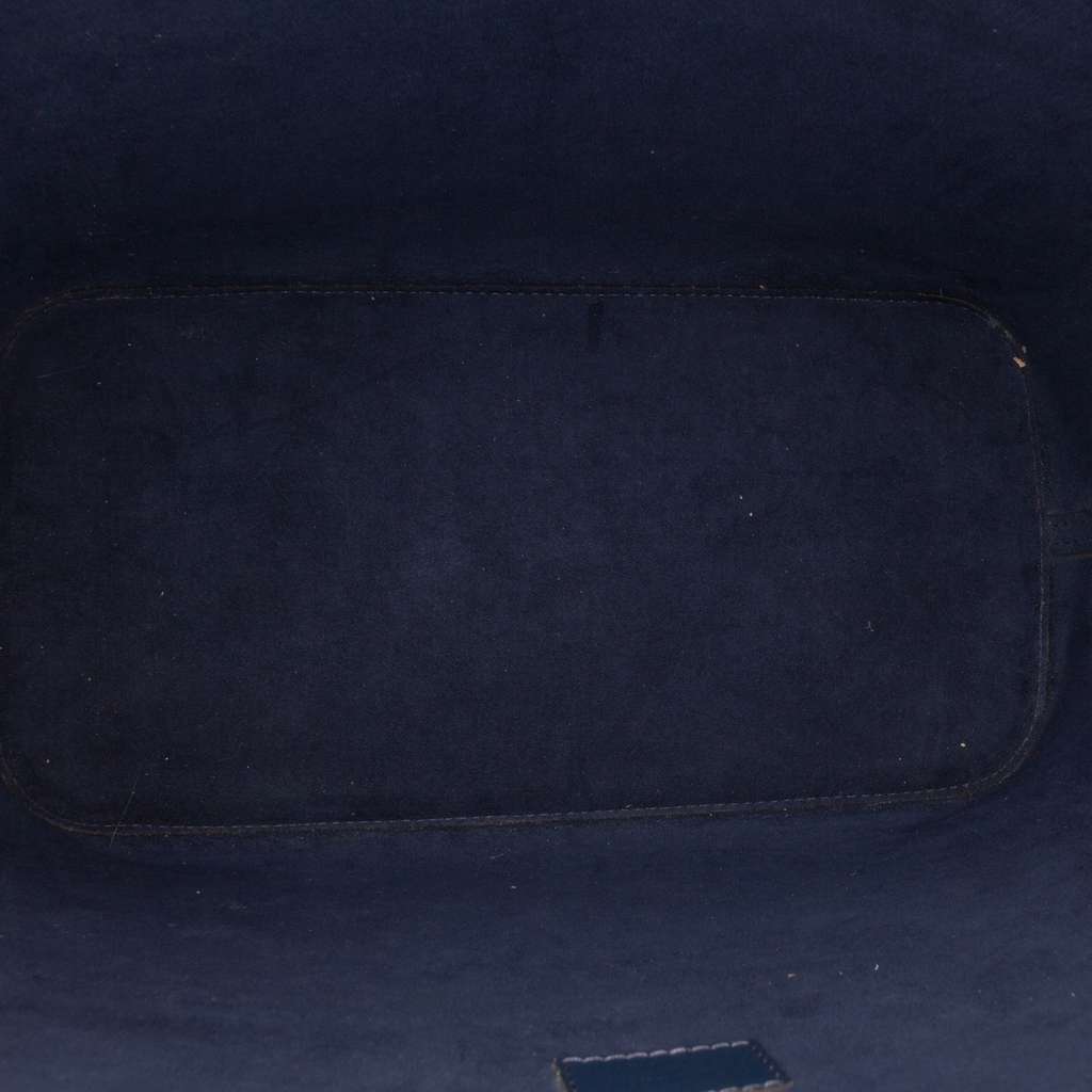 Louis Vuitton Epi Neverfull MM Blue Leather Good condition - Model View