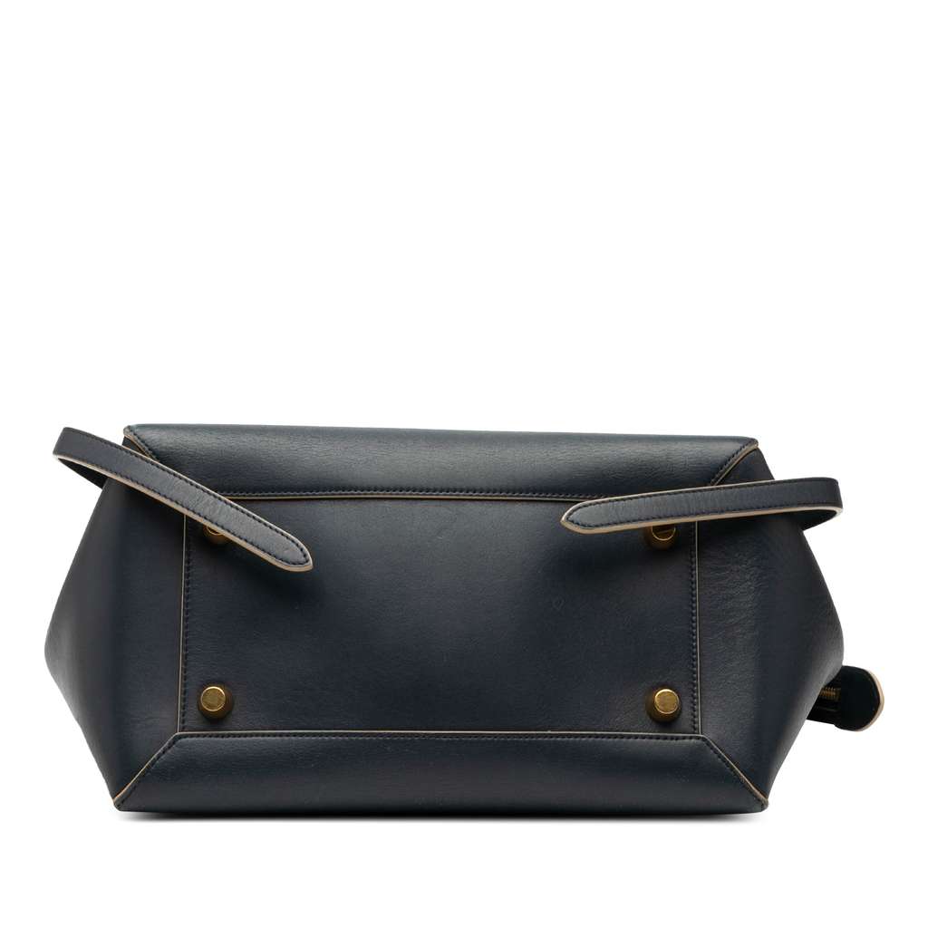 Celine Mini Palmelato Calfskin Belt Bag Black Leather Good condition - Inside View