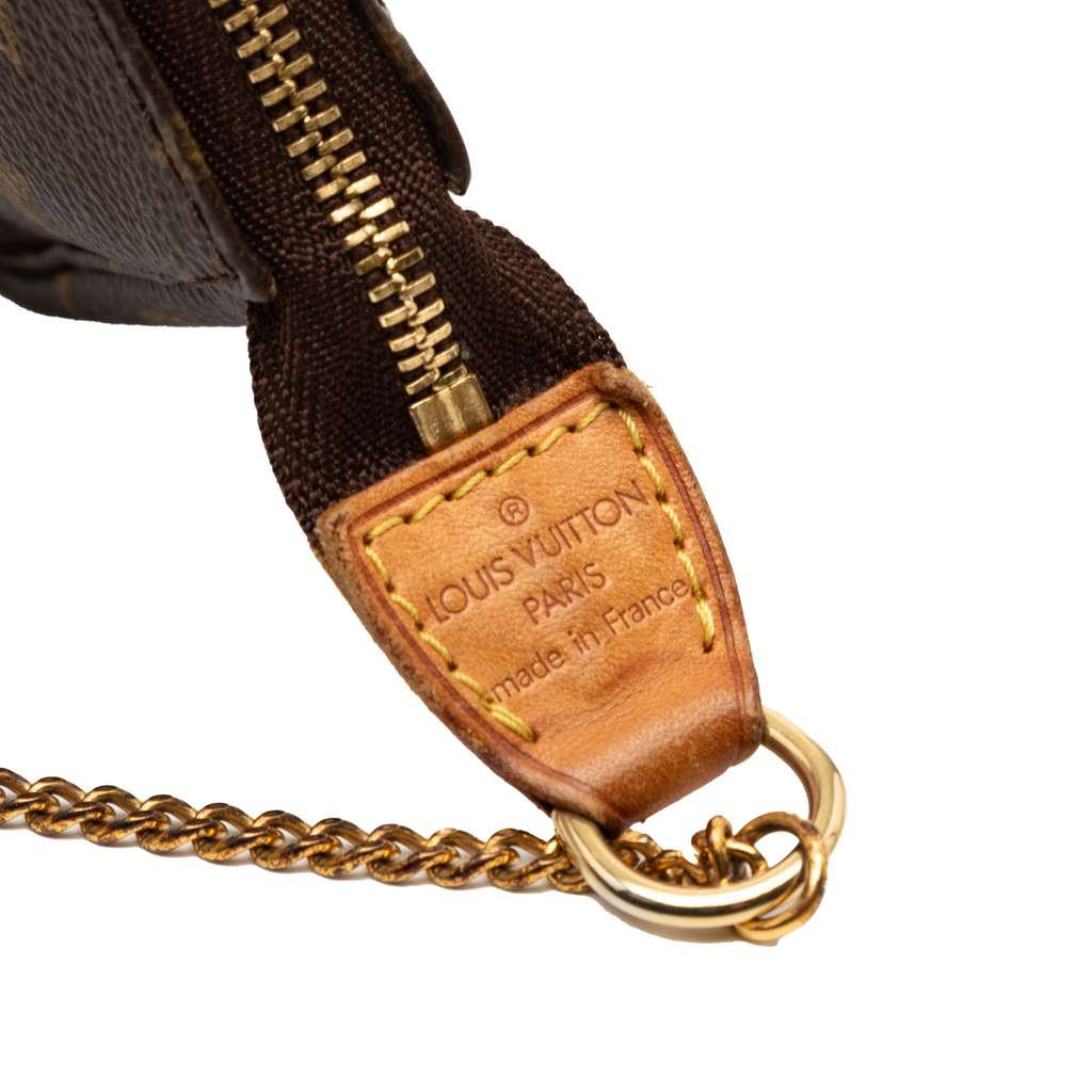 Louis Vuitton Monogram Mini Pochette Accessoires Brown Good condition - Box View
