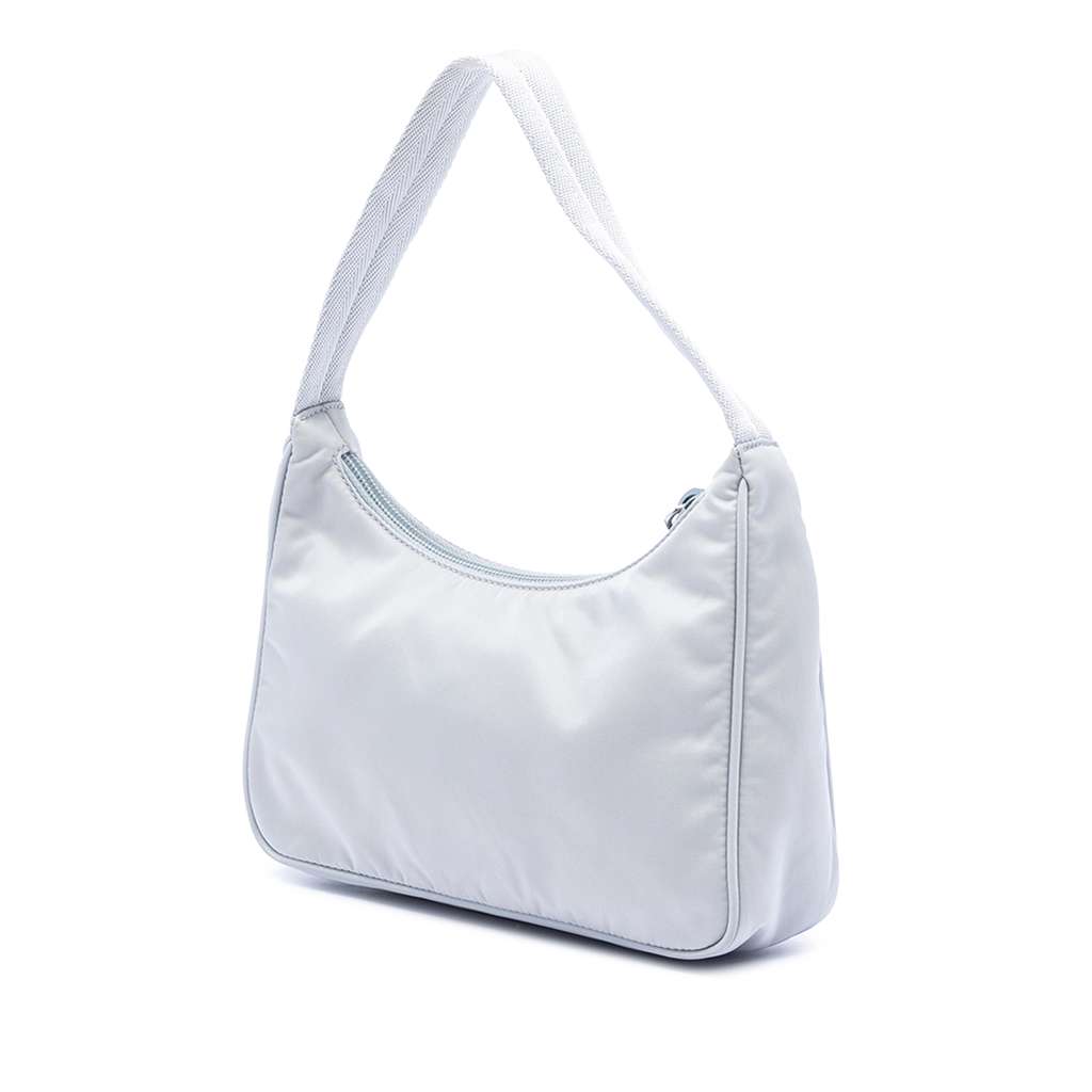 Prada Mini Tessuto Re Edition 2000 Shoulder Bag Blue Good condition - Back View