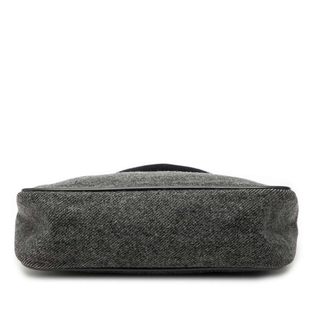Prada Sports Line Wool Shoulder Bag Grey Wool Good condition - Inside View