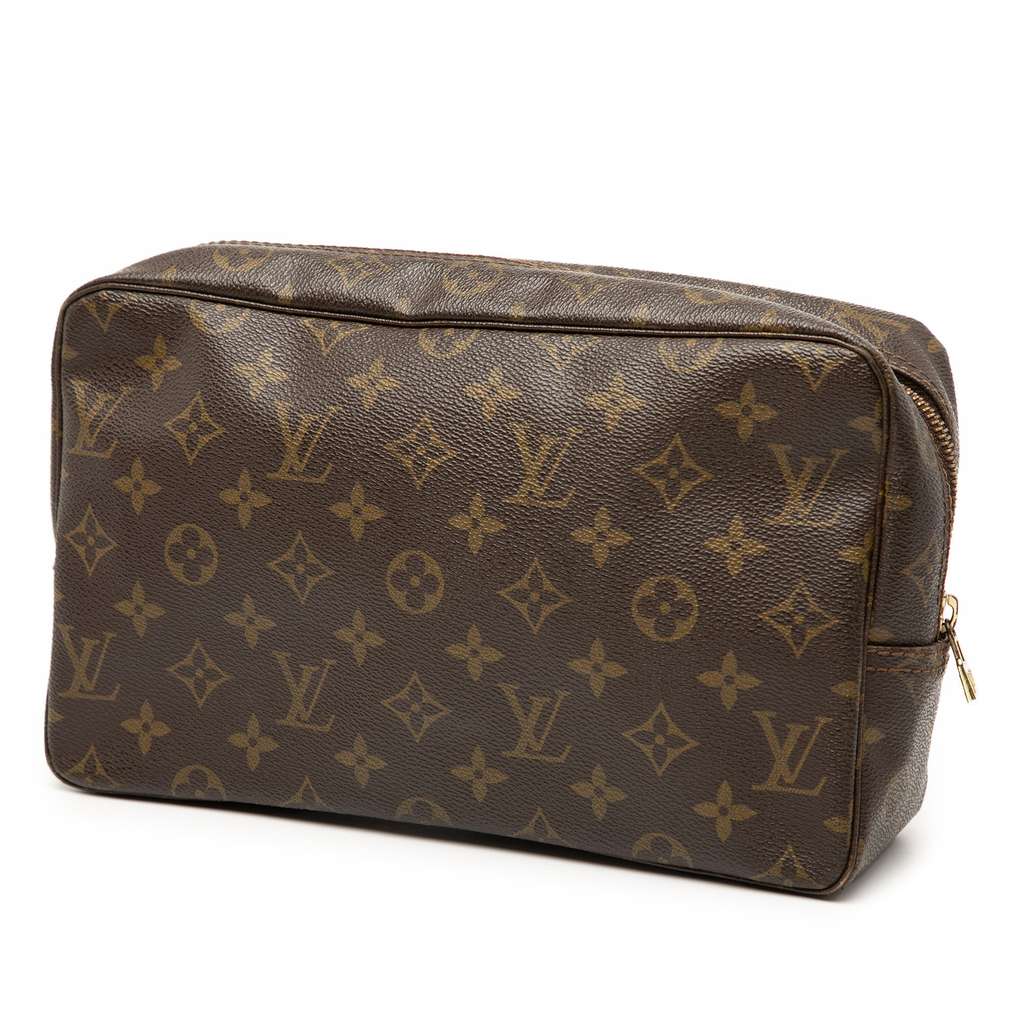 Louis Vuitton Monogram Trousse Toilette 28 Brown Good condition - Back View