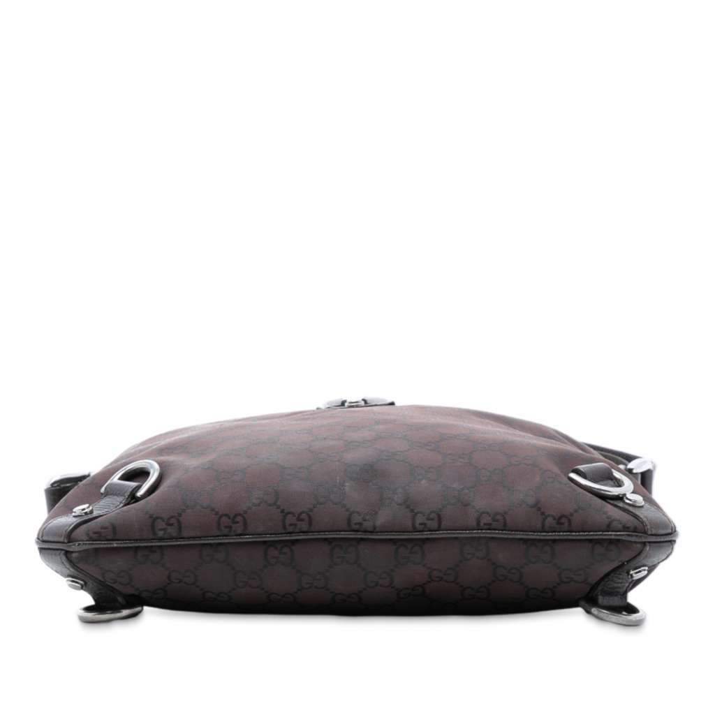 Gucci GG Nylon Abbey D Ring Crossbody Brown Good condition - Inside View