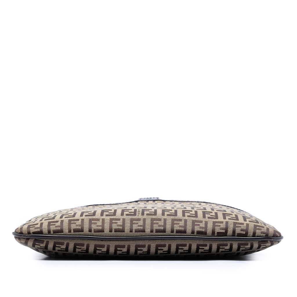 Fendi Zucchino Canvas Crossbody Brown Canvas Good condition - Inside View