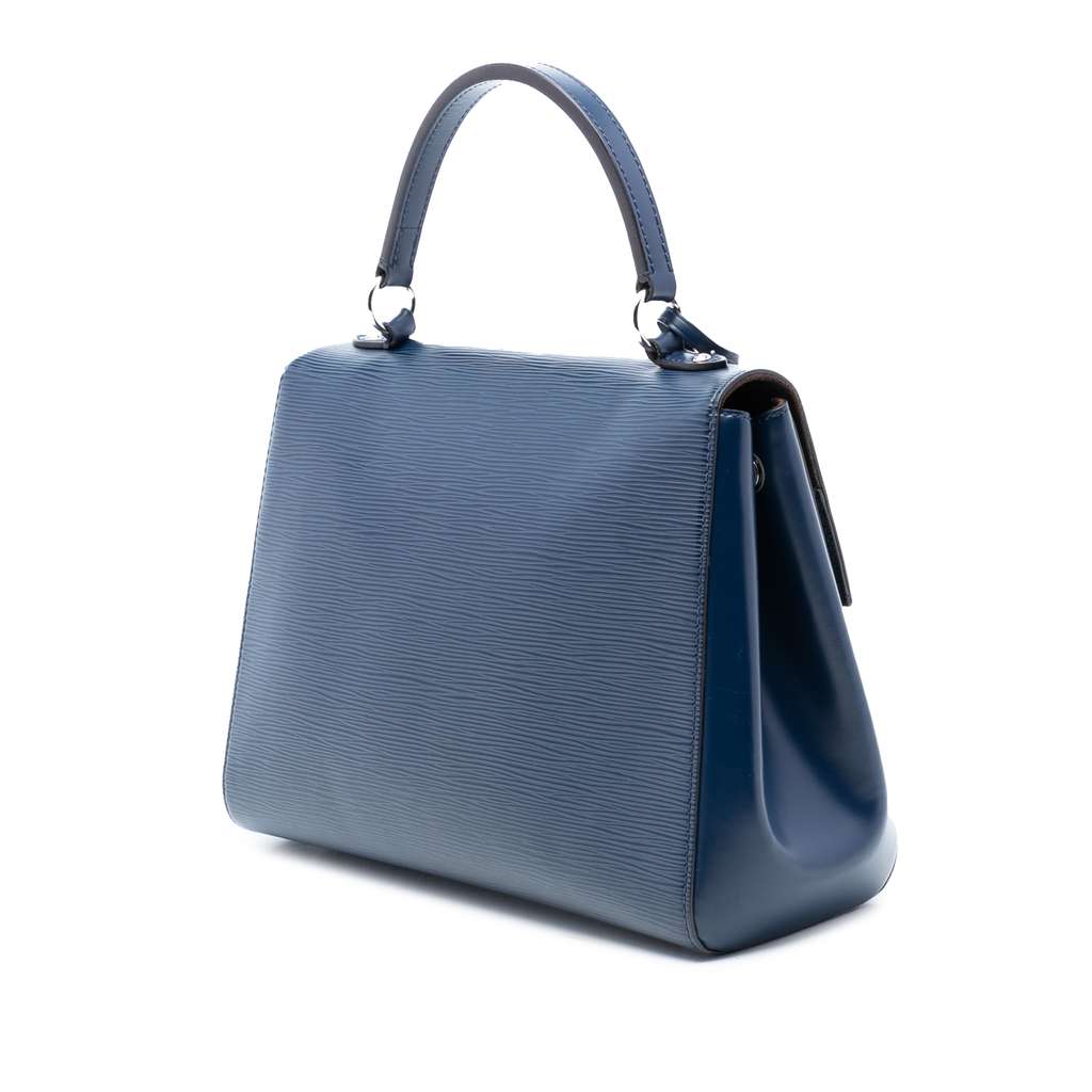 Louis Vuitton Epi Cluny MM Blue Leather Good condition - Back View