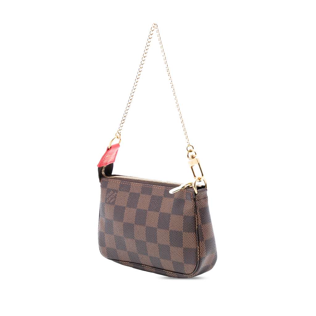 Louis Vuitton Damier Ebene Transatlantic Cruises Mini Pochette Accessoires Brown Good condition - Back View