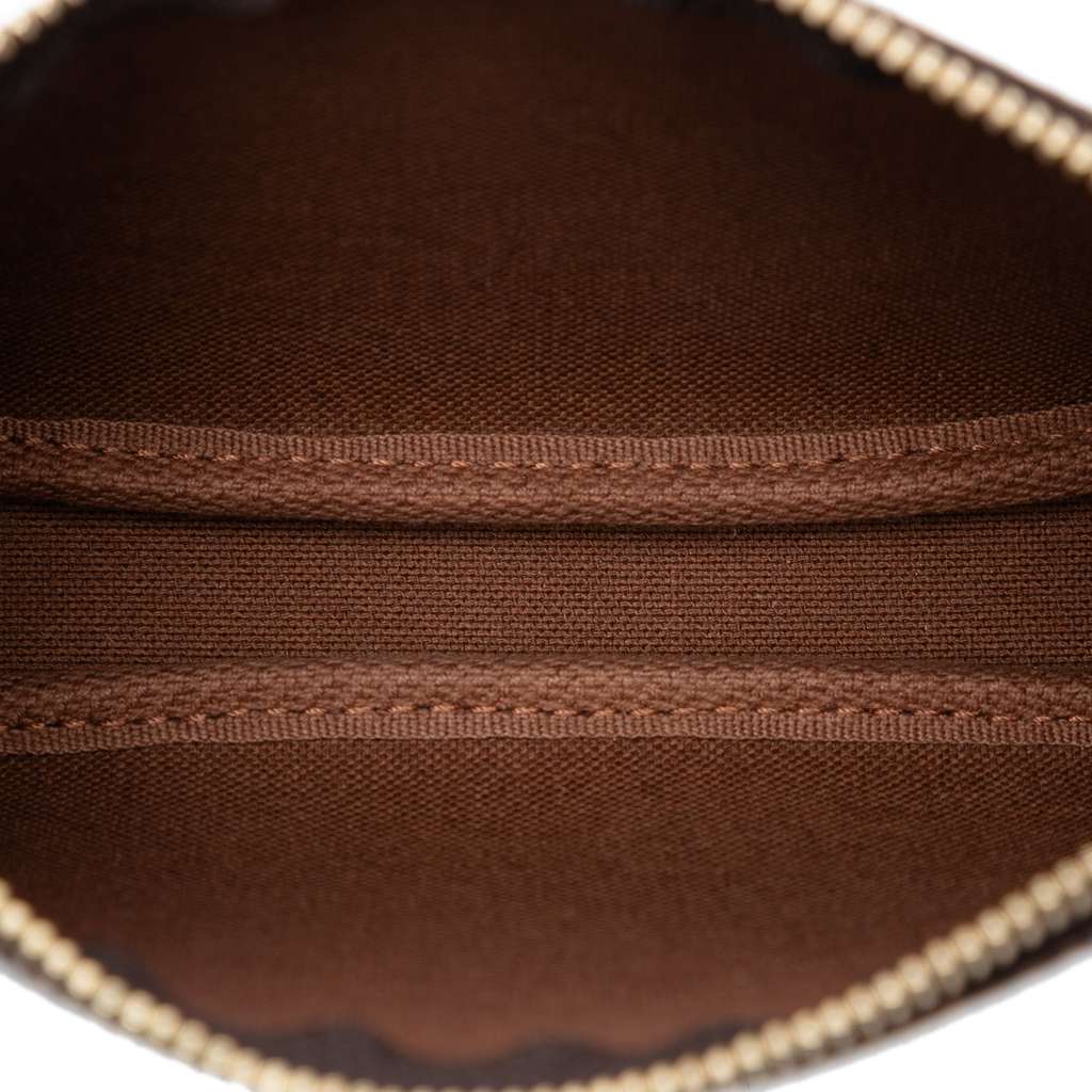 Louis Vuitton Damier Ebene Transatlantic Cruises Mini Pochette Accessoires Brown Good condition - Model View