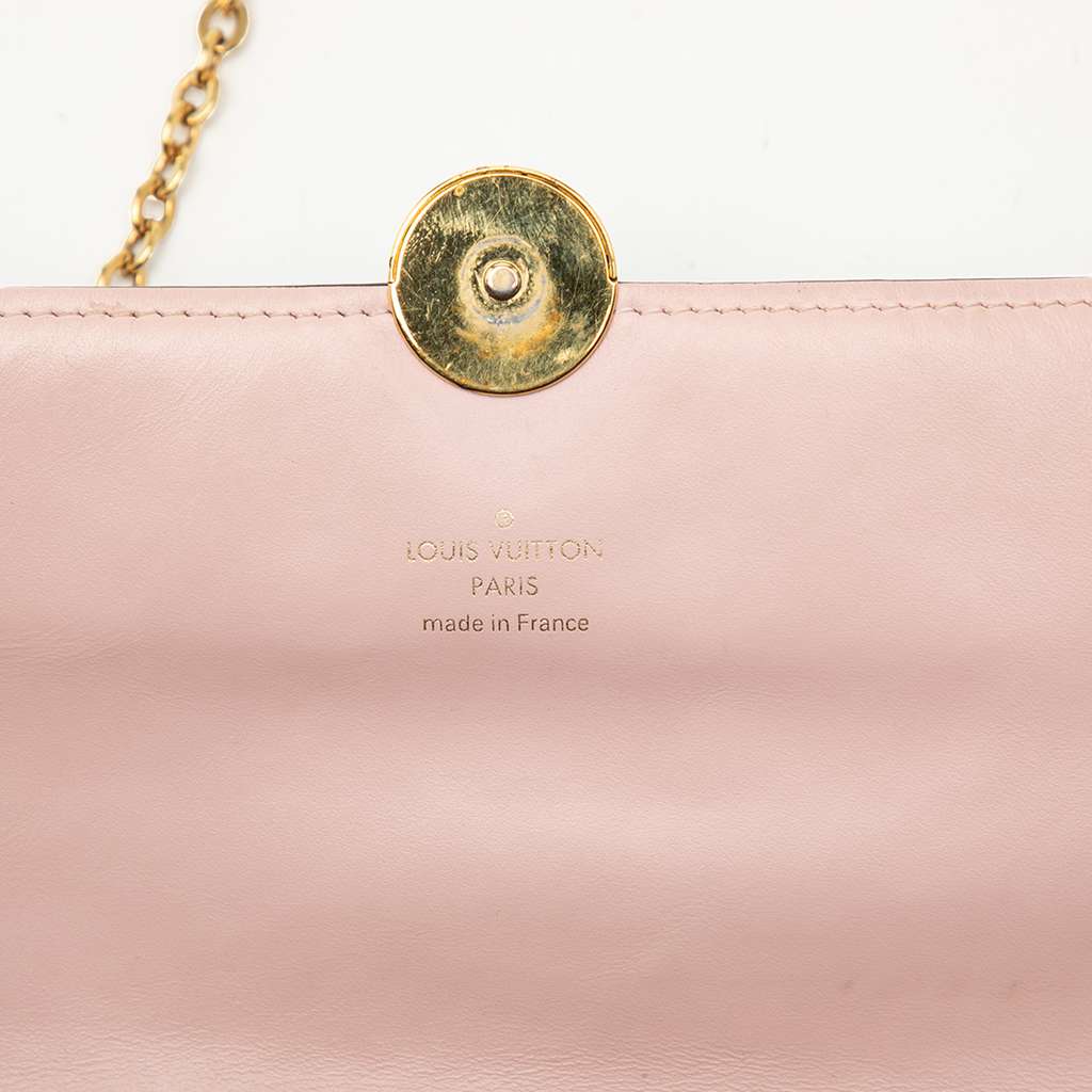 Louis Vuitton Monogram Flore Wallet On Chain Brown Good condition - Box View