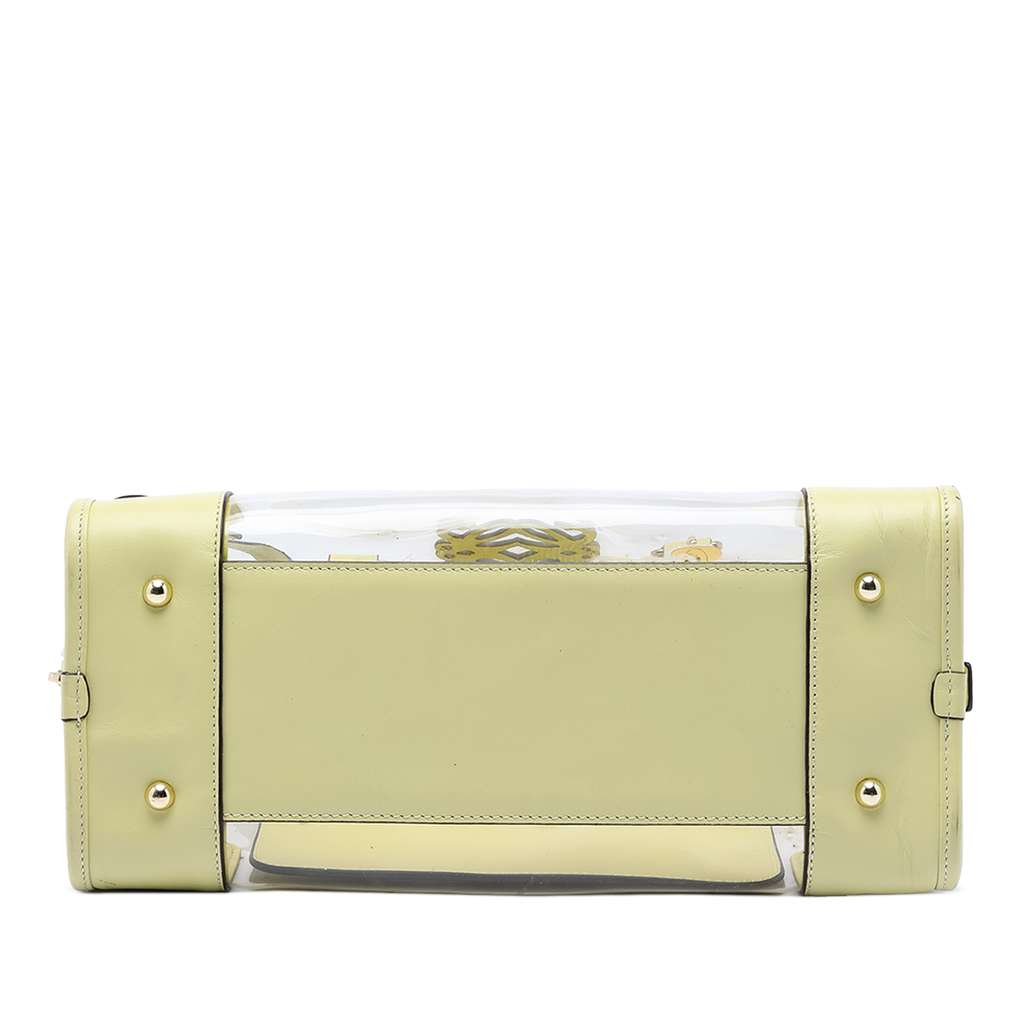 Loewe Vinyl Amazona Handbag Green Good condition - Inside View