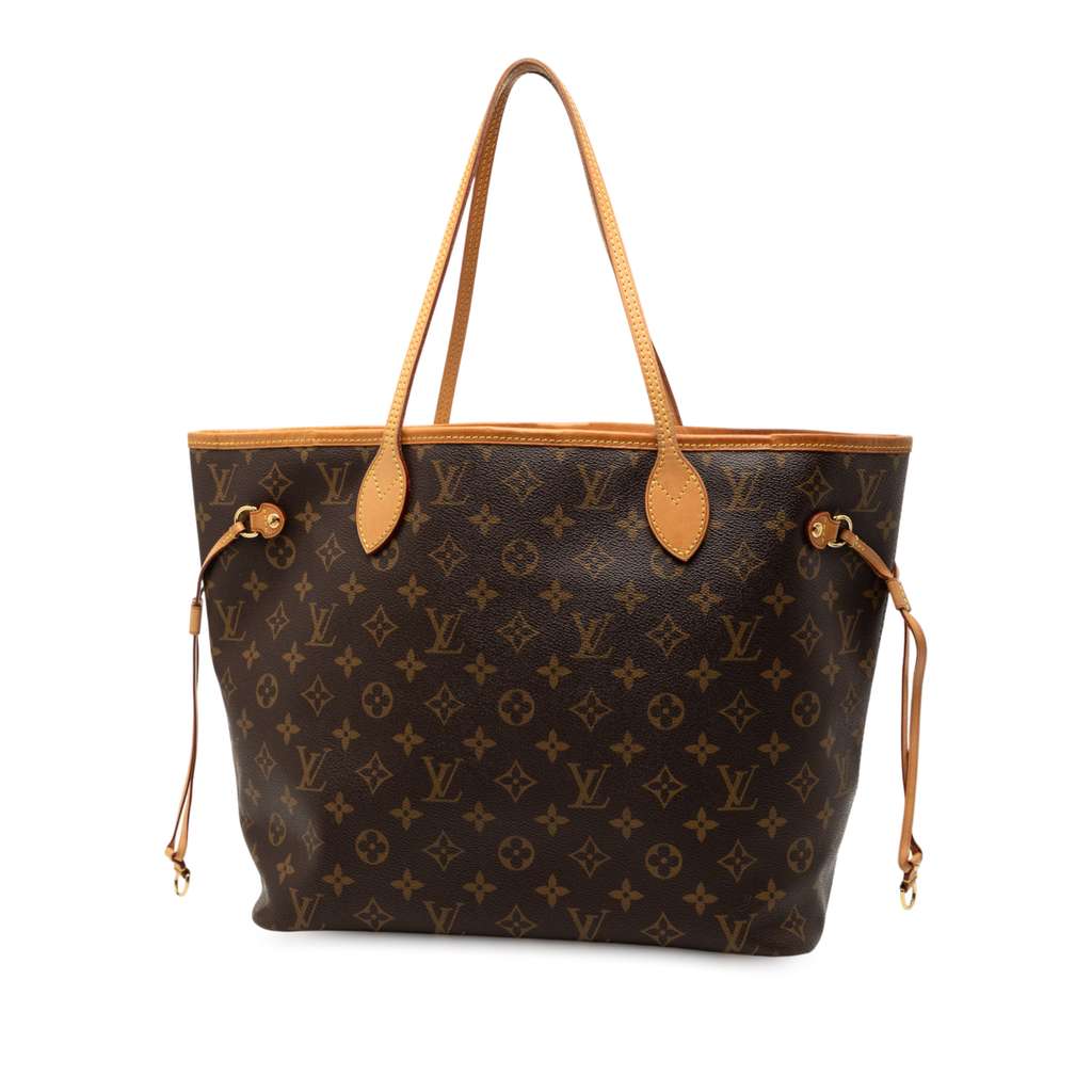Louis Vuitton Monogram Neverfull MM Brown Good condition - Back View