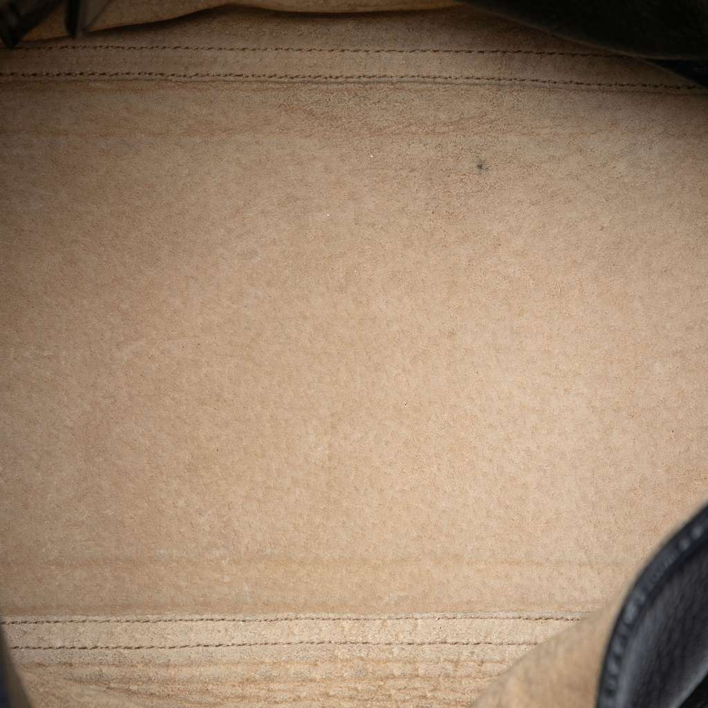 Miu Miu Cervo Deerskin Paloma Top Handle Bag Black Leather Good condition - Model View