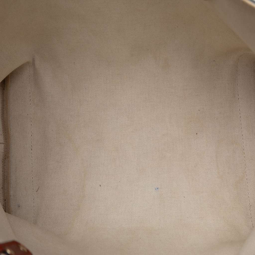 Gucci Medium GG Canvas Craft Tote Brown Canvas Good condition - Model View