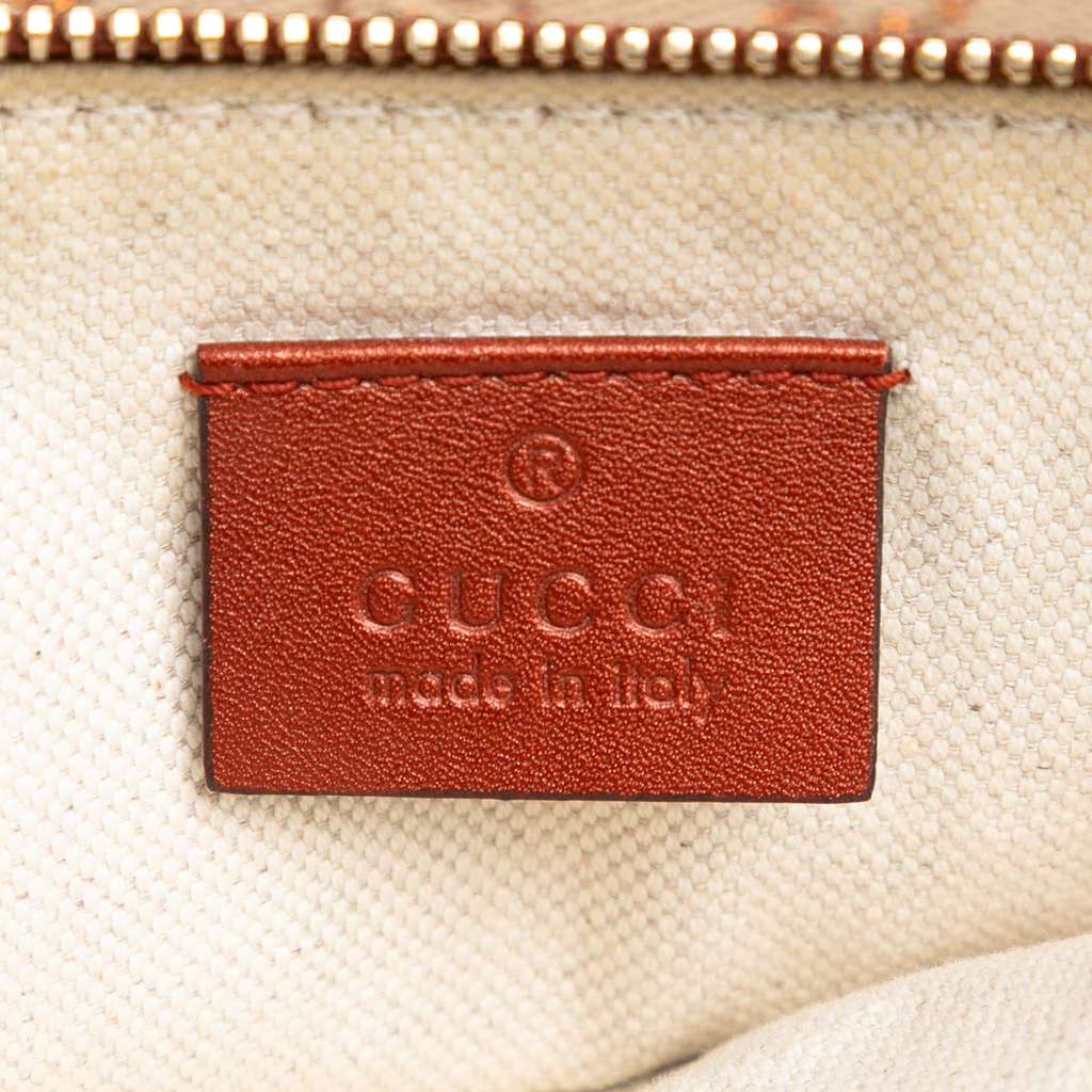 Gucci Medium GG Canvas Craft Tote Brown Canvas Good condition - Box View