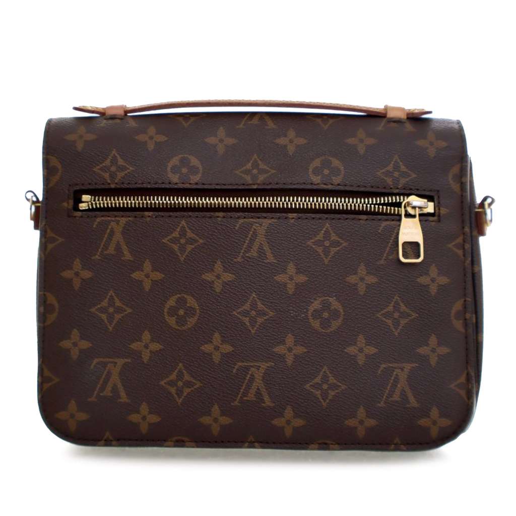 Louis Vuitton Monogram Pochette Metis Brown Good condition - Back View