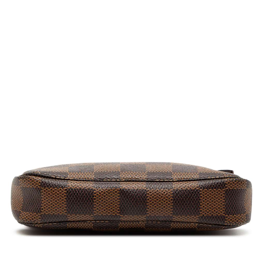Louis Vuitton Damier Ebene Mini Pochette Accessoires Brown Good condition - Inside View
