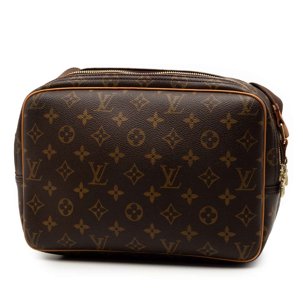 Louis Vuitton Monogram Reporter PM Brown Good condition - Back View