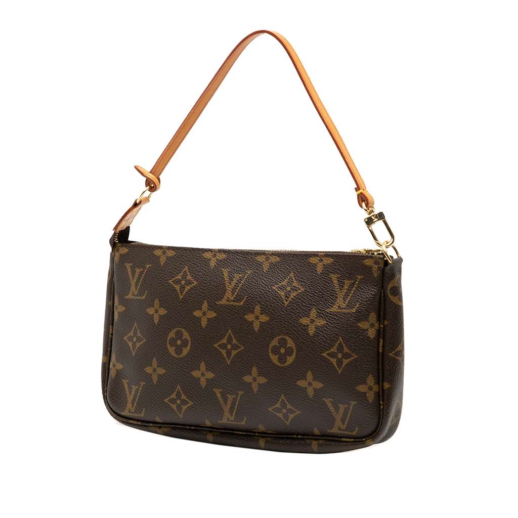 Louis Vuitton Monogram Pochette Accessoires Brown Good condition - Back View