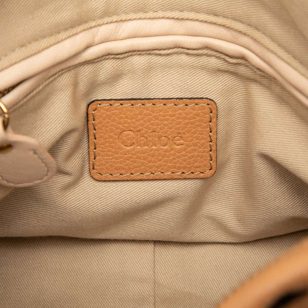 Chloé Medium Leather Paraty Satchel Brown Leather Good condition - Box View