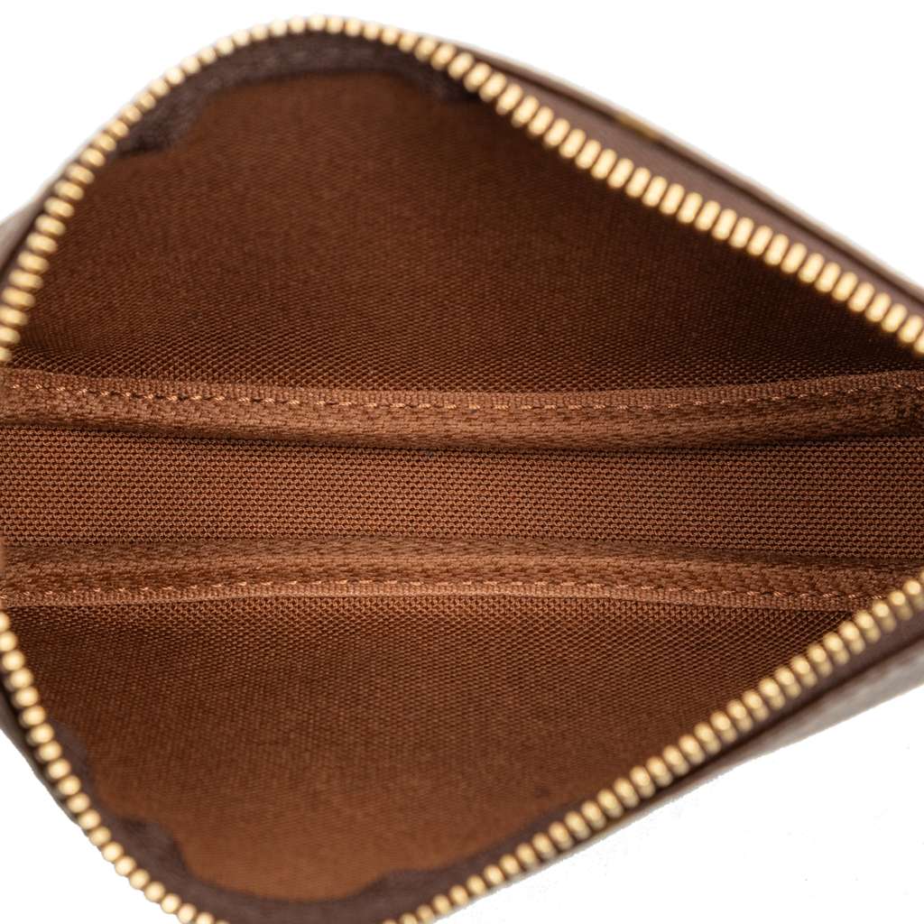Louis Vuitton Monogram Mini Pochette Accessoires Brown Good condition - Model View